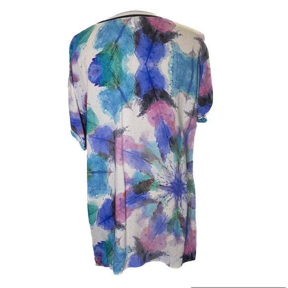 NWOT Desigual Abstract Oversized Asymmetrical Tee - Size M - Picture 2 of 13